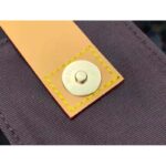 Louis Vuitton LV Unisex Flap Double Phone Pouch Monogram Stripes Brown Coated canvas - Bild 10