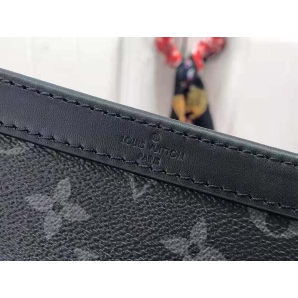 Louis Vuitton LV Unisex Gaston Wearable Wallet Monogram Eclipse Reverse Coated Canvas (17)