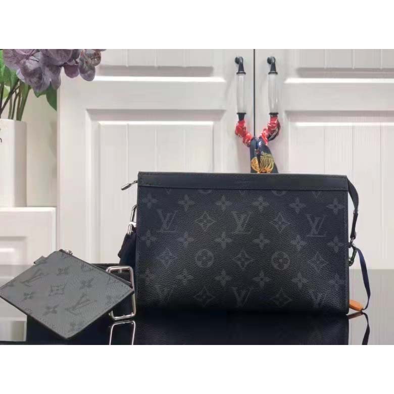 Louis Vuitton® Gaston Wearable Wallet Monogram Eclipse Reverse