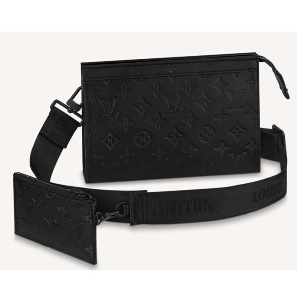 Louis Vuitton LV Unisex Gaston Wearable Wallet Monogram Shadow Cowhide Leather (2)