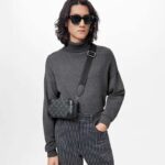 Louis Vuitton LV Unisex Horizon Clutch Black Monogram Eclipse Coated Canvas Textile Cowhide – Bild 11