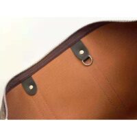 Louis Vuitton LV Unisex Keepall Bandoulière 45 Brown Coated Canvas Cowhide Leather (11)