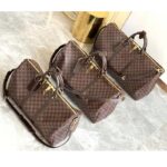 Louis Vuitton LV Unisex Keepall Bandoulière 55 Brown Coated Canvas Cowhide Leather - Imagen 12