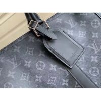 Louis Vuitton LV Unisex Keepall Bandoulière 55 Travel Bag Coated Canvas Cowhide (11)