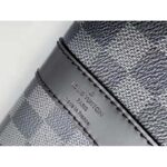 Louis Vuitton LV Unisex Keepall Bandoulière 55 Travel Bag Grey Damier Graphite Canvas - Image 10