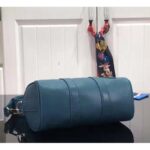 Louis Vuitton LV Unisex Keepall XS Blue Aerogram Cowhide Leather Textile Lining - immagine 4