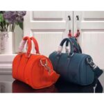 Louis Vuitton LV Unisex Keepall XS Blue Aerogram Cowhide Leather Textile Lining - immagine 10