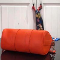 Louis Vuitton LV Unisex Keepall XS Orange Aerogram Cowhide Leather Textile Lining (1)