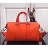 Louis Vuitton LV Unisex Keepall XS Orange Aerogram Cowhide Leather Textile Lining (1)