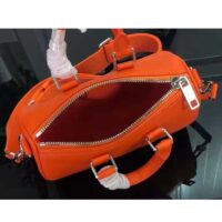 Louis Vuitton LV Unisex Keepall XS Orange Aerogram Cowhide Leather Textile Lining (1)