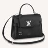 Louis Vuitton LV Unisex Lockme Ever BB Handbag Black Soft Calfskin