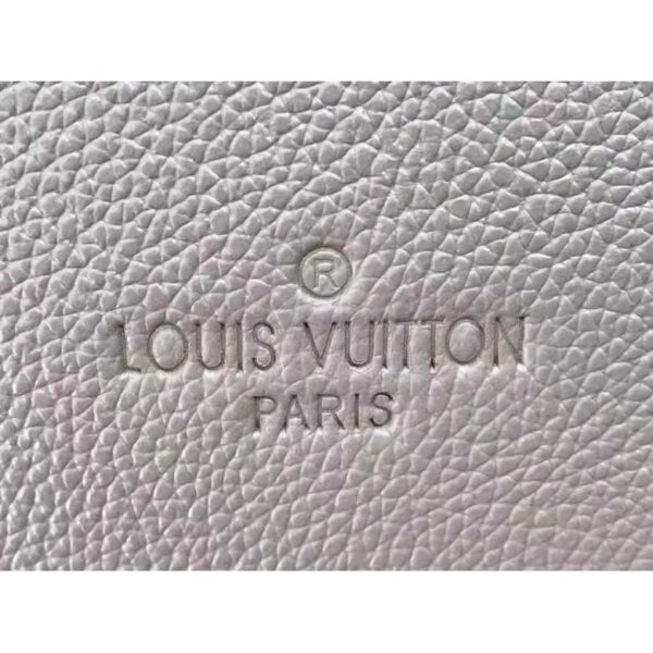 Louis Vuitton LV Unisex Lockme Ever MM Handbag Beige Soft Grained Calfskin (1)