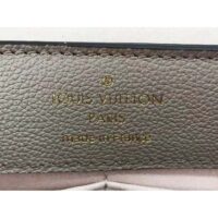 Louis Vuitton LV Unisex Lockme Ever MM Handbag Beige Soft Grained Calfskin (7)