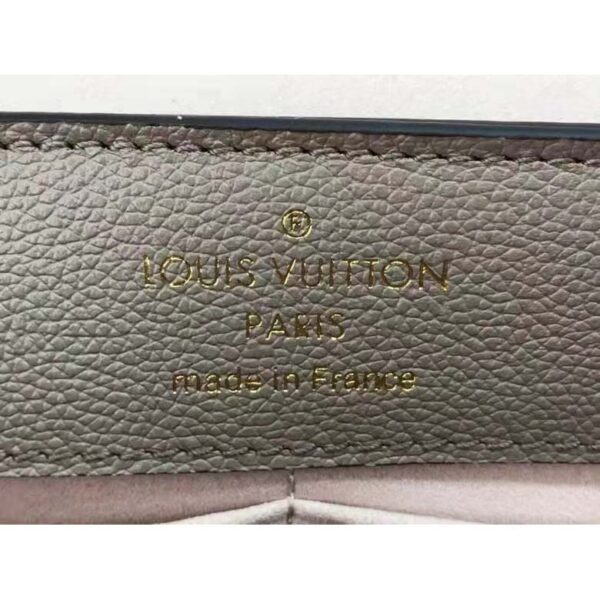 Louis Vuitton LV Unisex Lockme Ever MM Handbag Beige Soft Grained Calfskin (2)