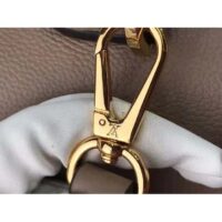 Louis Vuitton LV Unisex Lockme Ever MM Handbag Beige Soft Grained Calfskin (7)