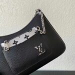 Louis Vuitton LV Women Marelle Handbag Quartz Black Epi Grained Cowhide Canvas - immagine 12
