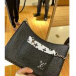 Louis Vuitton LV Women Marelle Handbag Quartz Black Epi Grained Cowhide Canvas - immagine 10