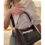 Louis Vuitton LV Women Marelle Handbag Quartz Black Epi Grained Cowhide Canvas - immagine 13