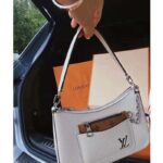 Louis Vuitton LV Women Marelle Handbag Quartz White Epi Grained Cowhide Canvas - Image 14