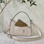 Louis Vuitton LV Women Marelle Handbag Quartz White Epi Grained Cowhide Canvas - Image 5
