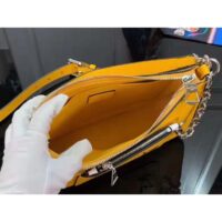 Louis Vuitton LV Unisex Marelle Handbag Yellow Epi Grained Cowhide Leather Canvas (12)