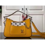 Louis Vuitton LV Women Marelle Handbag Yellow Epi Grained Cowhide Leather Canvas – Bild 2
