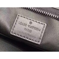 Louis Vuitton LV Unisex Messenger Voyage Black Aerogram Cowhide Leather Textile Lining (8)