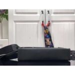 Louis Vuitton LV Unisex Messenger Voyage Black Aerogram Cowhide Leather Textile Lining - Bild 5