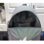 Louis Vuitton LV Unisex New Backpack Gray Aerogram Cowhide Leather Textile Lining - Image 6