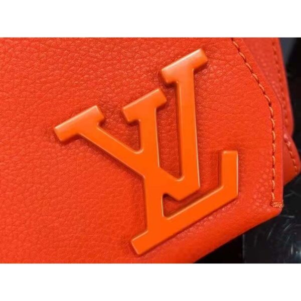 Louis Vuitton LV Unisex New Sling Aerogram Slingbag Orange Aerogram Cowhide Leather (3)
