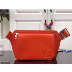 Louis Vuitton LV Unisex New Sling Aerogram Slingbag Orange Aerogram Cowhide Leather – Image 2