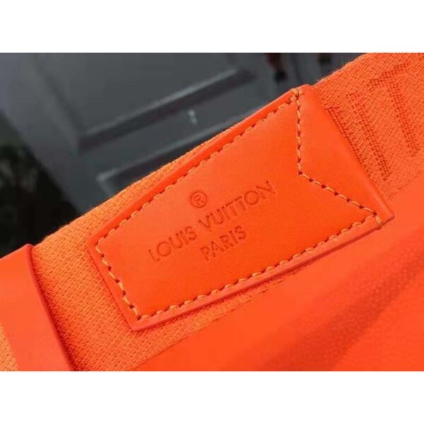 Louis Vuitton LV Unisex New Sling Aerogram Slingbag Orange Aerogram Cowhide Leather (8)