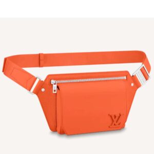 Louis Vuitton LV Unisex New Sling Aerogram Slingbag Orange Aerogram Cowhide Leather