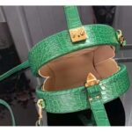 Louis Vuitton LV Unisex Petite Boite Chapeau Green Matte Alligator Leather - Bild 6