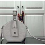 Louis Vuitton LV Unisex Petite Boite Chapeau Latte Matte Alligator Leather - Image 2