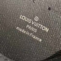 Louis Vuitton LV Unisex Pochette Voyage MM Bag Gray Damier Graphite 3D Coated Canvas (1)