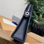 Louis Vuitton LV Unisex Pochette Voyage MM Black Taiga Cowhide Leather - Imagen 5