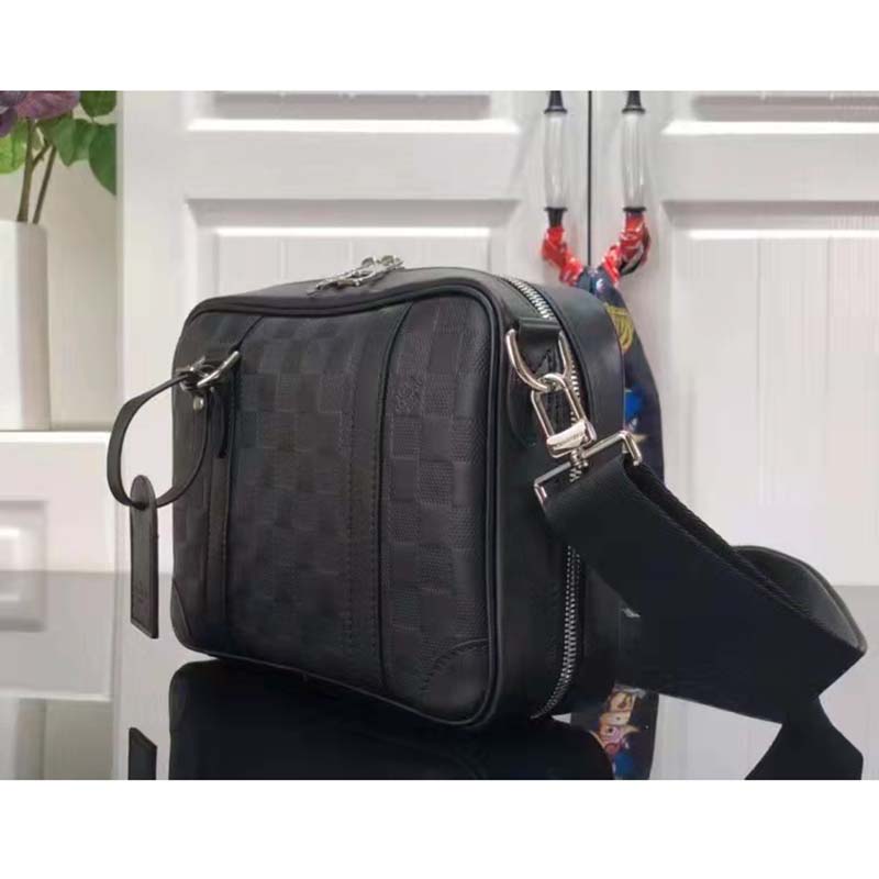 Louis Vuitton DAMIER INFINI 2022 SS Sirius messenger (N45286)