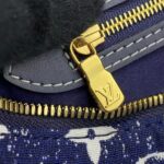 Louis Vuitton LV Women Speedy Bandoulière 25 Handbag Navy Blue Denim Jacquard Calfskin - Image 14