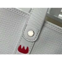 Louis Vuitton LV Unisex Tote Journey White Cowhide Leather Textile Lining (5)