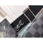 Louis Vuitton LV Unisex Trio Messenger Damier Graphite Coated Canvas Cowhide Leather – Image 9