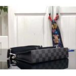Louis Vuitton LV Unisex Trio Messenger Damier Graphite Coated Canvas Cowhide Leather – Image 5