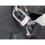 Louis Vuitton LV Unisex Vertical Tote Black Taiga Cowhide Leather Textile Lining - Image 10