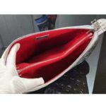 Louis Vuitton LV Women Coussin BB Handbag Silver Monogram Embossed Puffy Lambskin - immagine 8