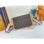 Louis Vuitton LV Women Diane Satchel Brown Monogram Coated Canvas Textile Lining - Bild 6