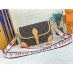 Louis Vuitton LV Women Diane Satchel Brown Monogram Coated Canvas Textile Lining - Bild 5