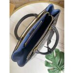 Louis Vuitton LV Women Grand Palais Tote Bag Black Monogram Embossed Grained Cowhide - Image 6