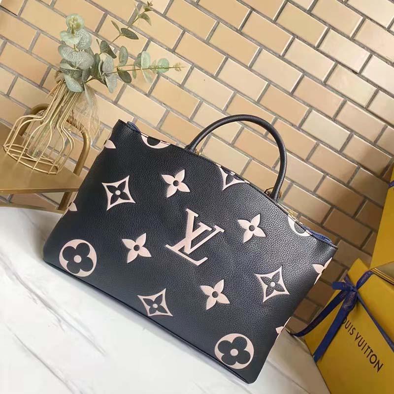 Louis Vuitton Grand Palais Tote Bag Monogram Embossed Leather In Black -  Praise To Heaven