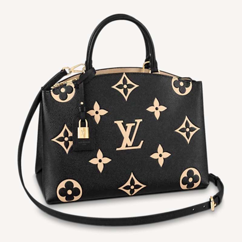 BLACK EMBOSSED LV OTG, Women's Fashion, Bags & Wallets, Tote Bags on  Carousell