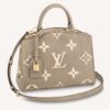 Louis Vuitton LV Women Grand Palais Tote Bag Dove Monogram Embossed Grained Cowhide